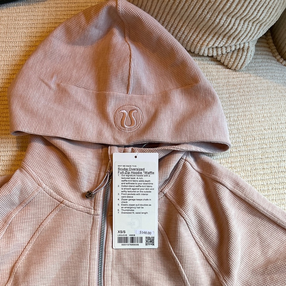 lululemon athletica Pink Hoodie Sweater